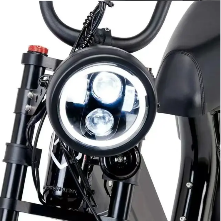 long range Black Rear Motor Electric Commuter Bike