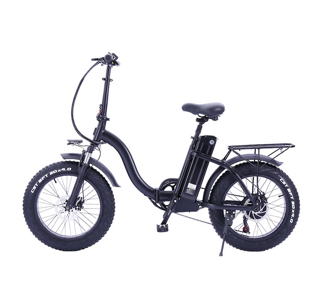 2024 Hot Sale TLOFAO F2 E-Mountain Bike: 20"x4.0" Fat Tire, 500W Motor, 7-Speed, Aluminum Frame - Sand & All-Terrain Ready