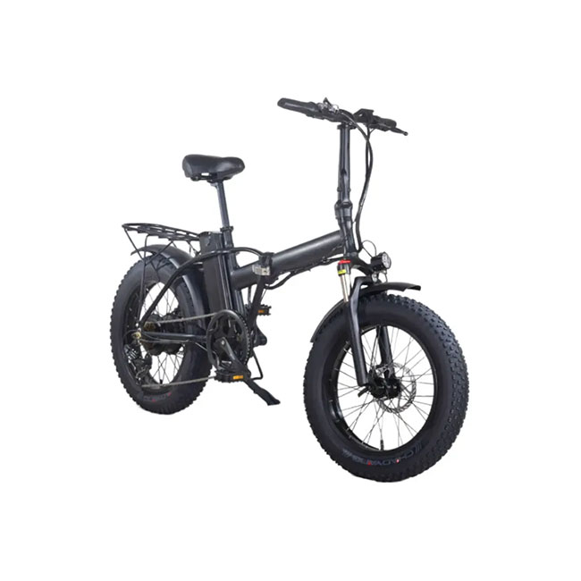 Kids Biking fat tire Steel Rigid Fork Electric Folding Bike