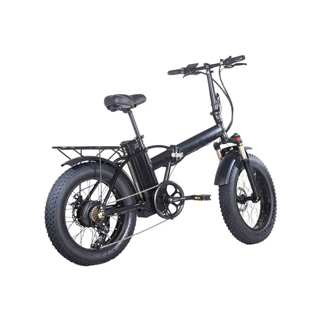 Kids Biking fat tire Steel Rigid Fork Electric Folding Bike